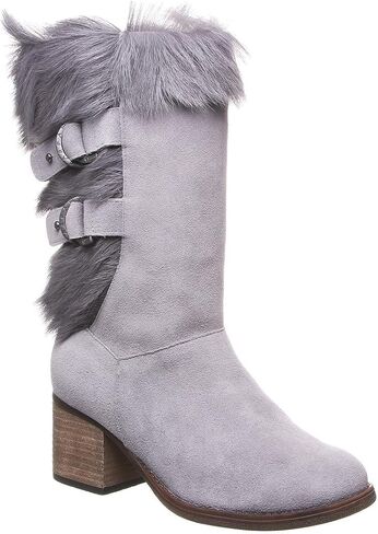 BEARPAW مادلين نسائي متعدد الالوان | بوت نسائي كلاسيكي من جلد الغزال | حذاء سهل الارتداء للنساء | حذاء شتوي مريح in Saudi Arabia