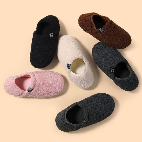 شباشب منزلية للنساء/الرجال أحذية منزلية داخلية خفيفة الوزن للجنسين من إسفنج ميموري فوم لغرفة النوم مع راحة in Kuwait