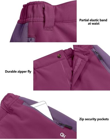 Little Donkey Andy Women's Hiking Ski Pants, Snowboarding Softshell Pants in Saudi Arabia