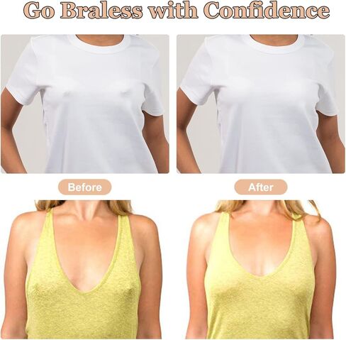 أغطية حلمات نونيبوم فطائر السيليكون للنساء - 5 أزواج، أغطية بدون حلمات قابلة لإعادة الاستخدام وبتلات ثدي لاصقة غير مرئية in Kuwait