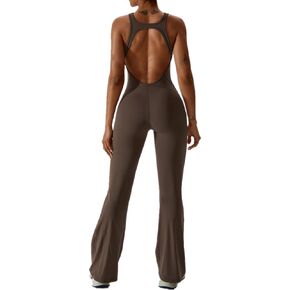 بدلة ABOCIW مضيئة للنساء مع رسن ورقبة على شكل حرف V Bodycon كامل الطول كاجوال Unitard Bodysuit Playsuit