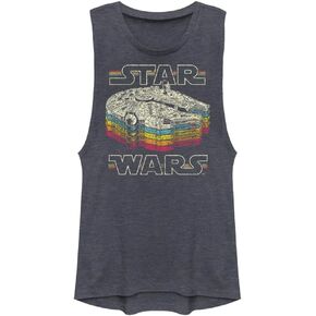STAR WARS Women's A New Hope Millennium Falcon Retro Rainbow in Kuwait