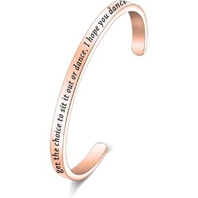 FEELMEM راقصة هدية راقصة سوار عندما تحصل على فرصة آمل أن الرقص الكفة الإسورة الرقص المعلم الهدايا الرقص عاشق هدية in Kuwait