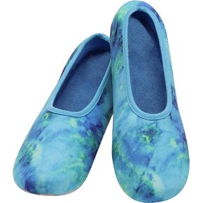 Snoozies 2 Dye for Tie Dye Ballet Slippers - شباشب Tie Dye للنساء