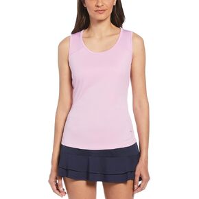 Grand Slam Women's Solid Keyhole Sleeveless Tennis Tank Top in Kuwait