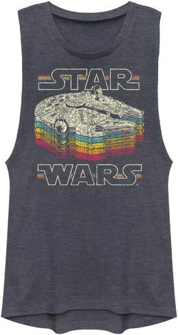 STAR WARS Women's A New Hope Millennium Falcon Retro Rainbow in Kuwait