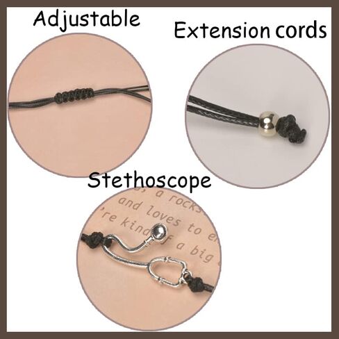Xiyantiji Nurse Gifts for Women Stethoscope Bracelet for Nurse Practitioner Nursing Student RN Graduation Gifts for Nurses Bracelets Nurse Appreciation Gift in Saudi Arabia
