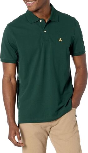 Brooks Brothers Men's Supima Cotton Pique Stretch Short Sleeve Original Fit Logo Polo Shirt in Saudi Arabia