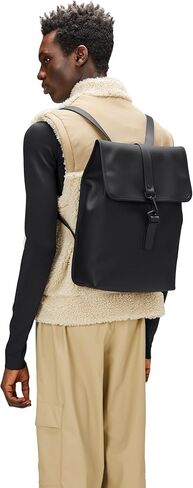 RAINS Rucksack for Men and Women - Waterproof Backpack for Commutes on Bike or Foot (Black) in Saudi Arabia