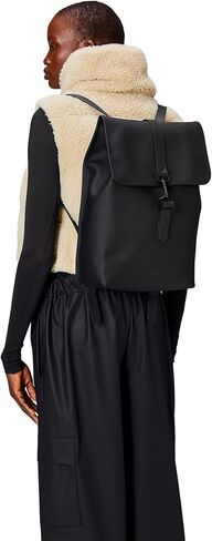 RAINS Rucksack for Men and Women - Waterproof Backpack for Commutes on Bike or Foot (Black) in Saudi Arabia