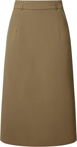 Hobemty Women's Pencil Skirt High Waist Split Back Work Midi Skirts in Saudi Arabia
