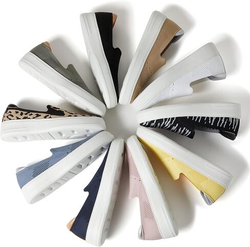 Dearfoams Women's Sneakers Sophie Slip On Comfort Walking Shoes Retired Colors in Kuwait