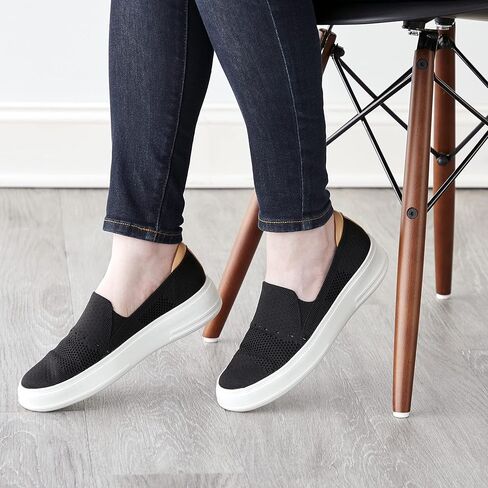 Dearfoams Women's Sneakers Sophie Slip On Comfort Walking Shoes Retired Colors in Kuwait