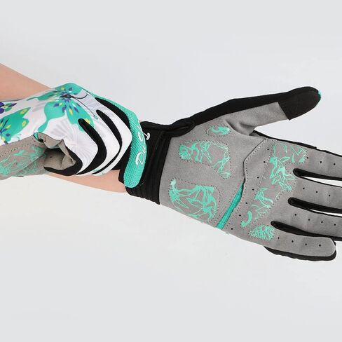 DuShow Cycling Gloves Women Full Finger Mountain Bike Riding Biking Gloves for Women Touchscreen Gel Padded Bicycle Gloves Motorcycle Gym Sport Workout Training Outdoor Gloves in Saudi Arabia