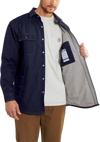 Carhartt Men's Big & Tall Flame Resistant Full Swing Quick Duck Shirt Jac in Saudi Arabia