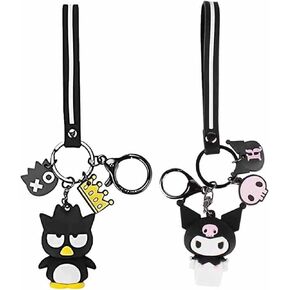 XUEFU Cute Keychain Set Anime Cartoon Figure Pendant Kawaii Car Keychain Accessories for Women two-pack 1 in Saudi Arabia