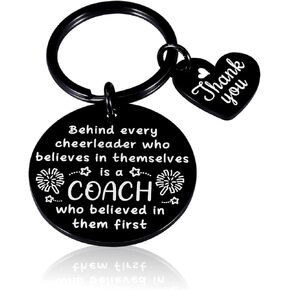 Cheer Coach Gift Keychain for Women Men Cheerleader Appreciation Gifts for Coach Birthday Graduation End of Season Senior Night Thank You Gift for Cheer Coach Christmas Thanksgiving Cheerleading Gift in Saudi Arabia