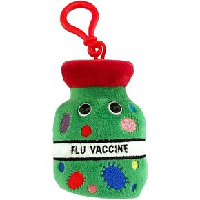 GIANTmicrobes Flu Vaccine Keychain – Learn about Immunology and the Flu, Educational Gift for Friends, Students, Doctors, Nurses, Scientists, Pharmacists and Anyone with a Healthy Sense of Humor in Saudi Arabia