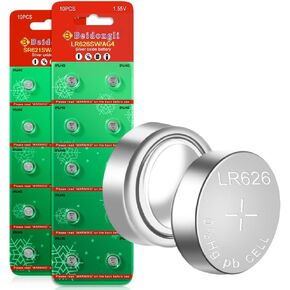 Beidongli SR626SW Watch Batteries 377 376 LR626 AG4 1.55V Silver Oxide Replacement Batteries 20 Pack in Kuwait