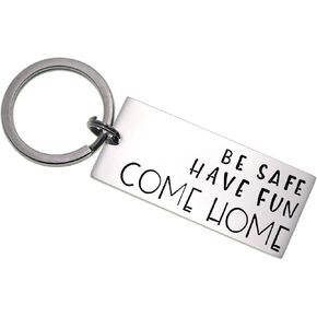 سلسلة مفاتيح Queyuen Be Safe Have Fun Come Home Driver تأتي إلى المنزل في سن المراهقة كهدية عيد ميلاد للمراهقين in Kuwait