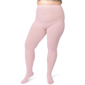 Silky Toes Womens Plus Size Transition Dance Tights- 2 Prs Ultra Soft Ballet Convertible Tights