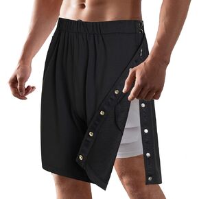 Guliorts Unisex Tear Away Shorts Breakaway Athletic Shorts Post Hip Knee Surgery Recovery Shorts with Pockets for Men & Women in Kuwait