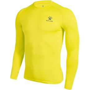 KELME Compression Shirts for Men Long Sleeve Tight Undershirts Active Baselayer T-Shirt Tops for Workout Gym Sports