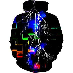 Asylvain Men Women Fashion Unisex 3D Printed Graphic Novelty Hoodie Pullover Hooded Sweatshirts with Pocket in Kuwait