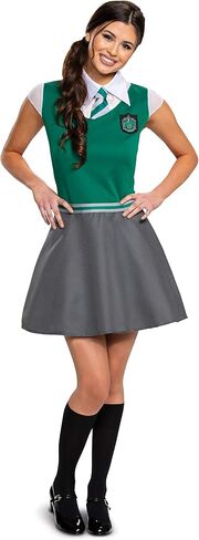 Harry Potter Dress Skirt, Teen and Tween Official Hogwarts Wizarding World Costume Dress with Collar and Tie in Kuwait