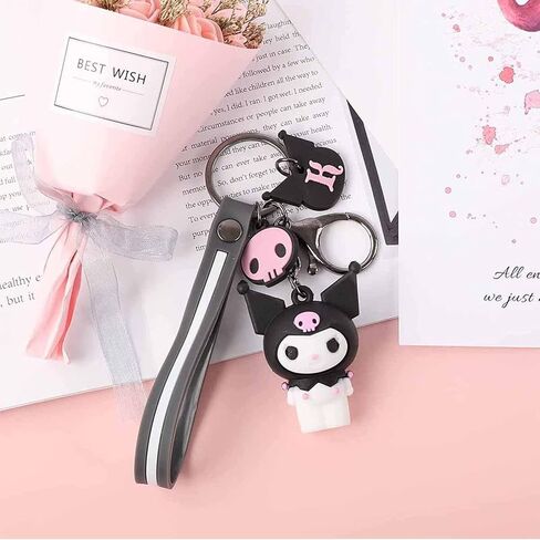 XUEFU Cute Keychain Set Anime Cartoon Figure Pendant Kawaii Car Keychain Accessories for Women two-pack 1 in Saudi Arabia