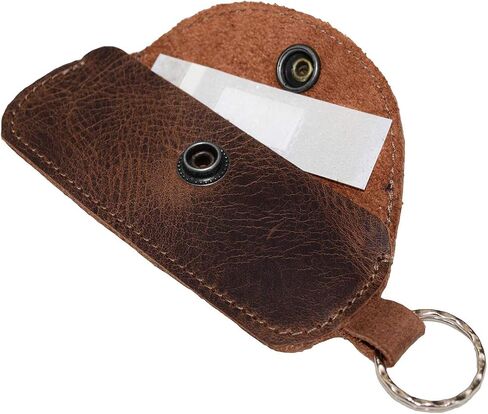 Hide & Drink, Leather Band Aid Holder/Key Ring/Holder/First Aid Accessories/Personal Care/Runner, Handmade Includes 101 Year Warranty :: Bourbon Brown in Saudi Arabia