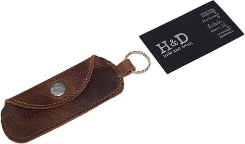 Hide & Drink, Leather Band Aid Holder/Key Ring/Holder/First Aid Accessories/Personal Care/Runner, Handmade Includes 101 Year Warranty :: Bourbon Brown in Saudi Arabia