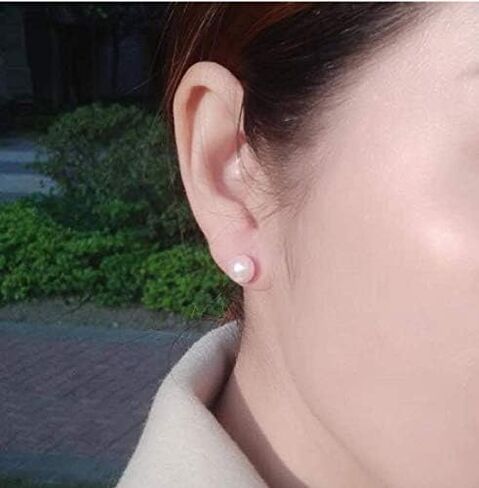LEILE 12pairs colors Assorted Mixed Wholesale Lot Glass Pearl Earrings Studs Gift Set Stainless Steel Pin for Women kids Girl in Kuwait