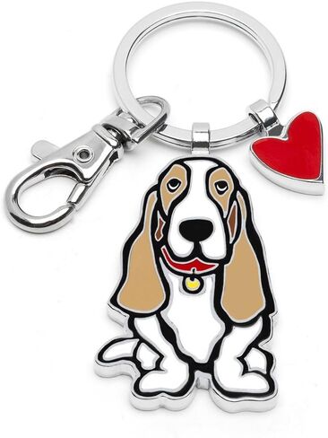 Marc Tetro Basset Hound Key Ring in Kuwait