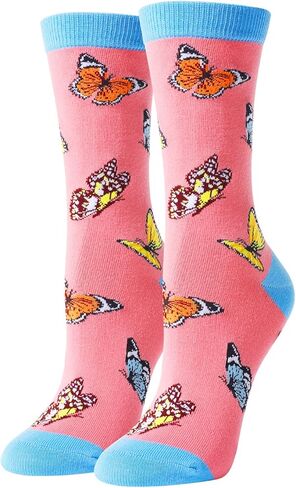 HAPPYPOP Funny Cat Bee Gifts for Women Girls Mom Her, Novelty Crazy Silly Fun Socks in Kuwait