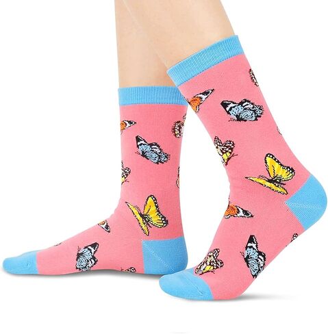 HAPPYPOP Funny Cat Bee Gifts for Women Girls Mom Her, Novelty Crazy Silly Fun Socks in Kuwait