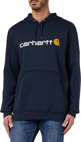 Carhartt Men's Big-Tall Signature Logo Midweight Sweatshirt in Kuwait