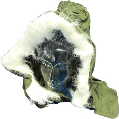 غطاء رأس للطقس البارد M-51/M65 من يو اس ارمي لسترة ذيل السمكة وجاكيت M65 - اصدار امريكي اصلي - زيتوني باهت موحد، مقاس واحد, اوليف دراب, One Size in Kuwait