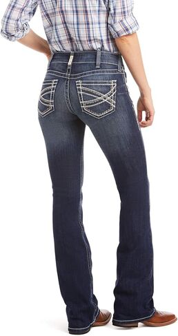 حذاء ARIAT النسائي R.e.a.l. جينز متوسط ​​الارتفاع ومطاط ومتشابك in Saudi Arabia