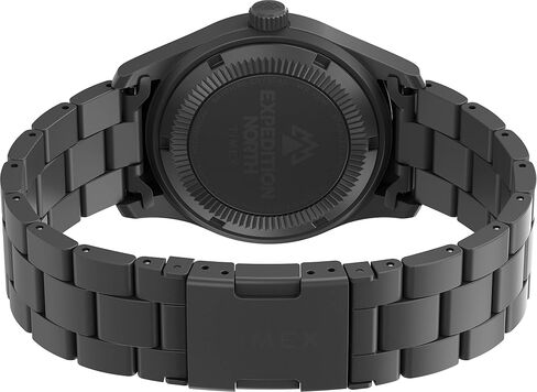 تيميكس ساعة اكسبيديشن نورث فيلد بوست ميكانيكية 38 ملم للرجال - مينا اسود وهيكل من الستانلس ستيل وسوار ستانلس ستيل اسود، مقاس واحد، 38 ملم اكسبيديشن نورث فيلد, أسود, ساعة اكسبيديشن نورث فيلد in Saudi Arabia