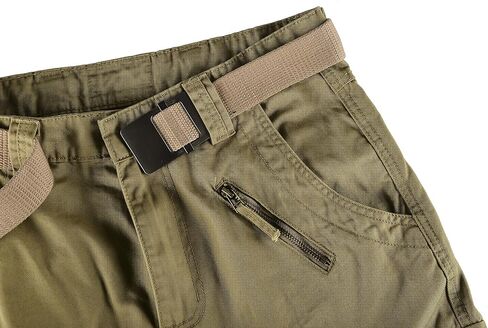 بنطال Leward رجالي من القطن البري كاجوال بنمط عسكري مموه للعمل القتالي للمشي لمسافات طويلة مع 8 جيوب in Kuwait