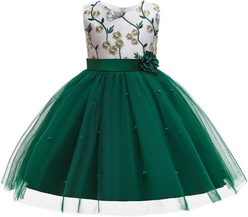 COMISARA 3M-9T Toddler Baby Girl Birthday Wedding Party Flower Dresses Tutu Gown Dress in Saudi Arabia