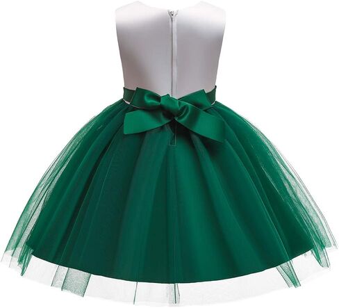 COMISARA 3M-9T Toddler Baby Girl Birthday Wedding Party Flower Dresses Tutu Gown Dress in Saudi Arabia