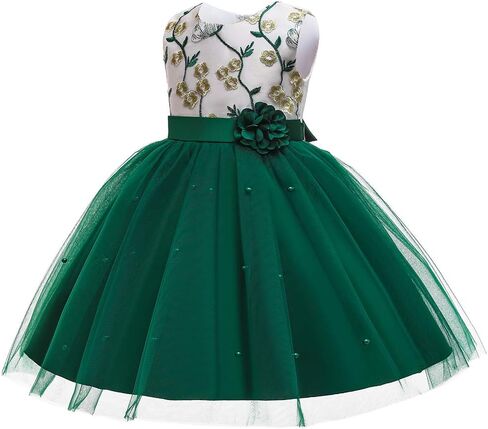 COMISARA 3M-9T Toddler Baby Girl Birthday Wedding Party Flower Dresses Tutu Gown Dress in Saudi Arabia