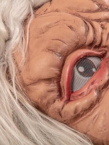 Tibetan Original Design The Unique Snowman Yeti Mask - Festivals, Costume Parties and Cosplay Decor for Adult White in Saudi Arabia
