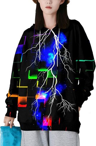Asylvain Men Women Fashion Unisex 3D Printed Graphic Novelty Hoodie Pullover Hooded Sweatshirts with Pocket in Kuwait