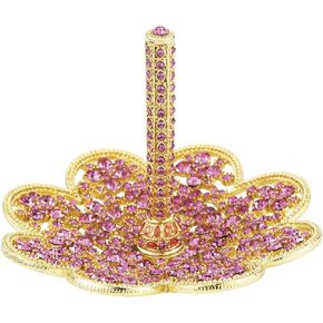 أوليفيا ريجل حامل خاتم جوهرة الميلاد مع كريستالات سواروفسكي (شفاف) in Kuwait