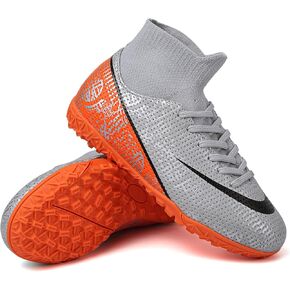 RDGO Boys Girls Soccer Cleats Lace Up Cleats(Little Kid/Big Kid)