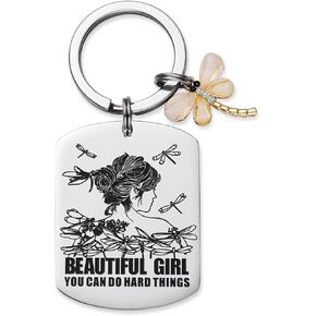 Melix Home Inspirational Gifts for Women Butterfly Keychain Spiritual Gift for Her Friends