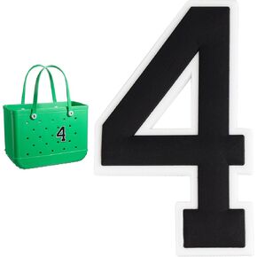 Esdallina Decorations for Bag/Beach Bag,Bag Accessories for Dgits/Number/Figure,Bag 3D Printed Number in Kuwait